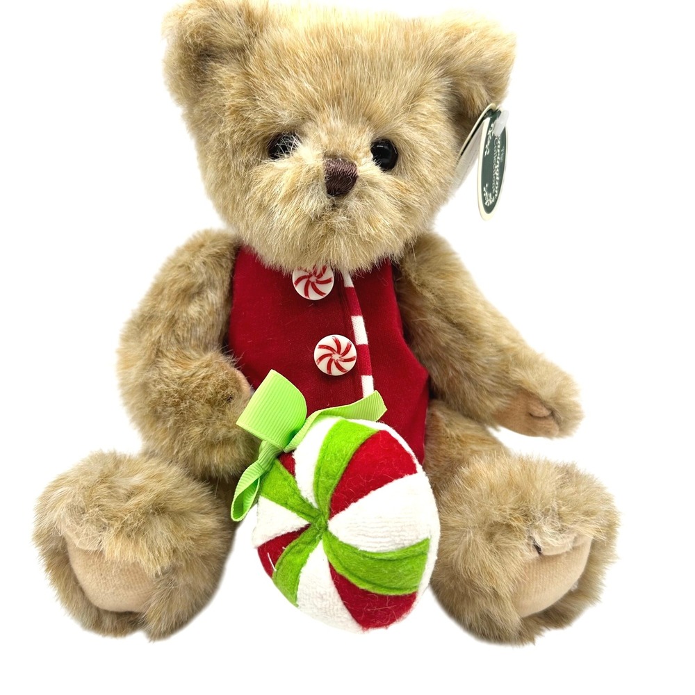 Bearington Collection Andy & Candy Christmas Teddy Bear Wellington Series 173195